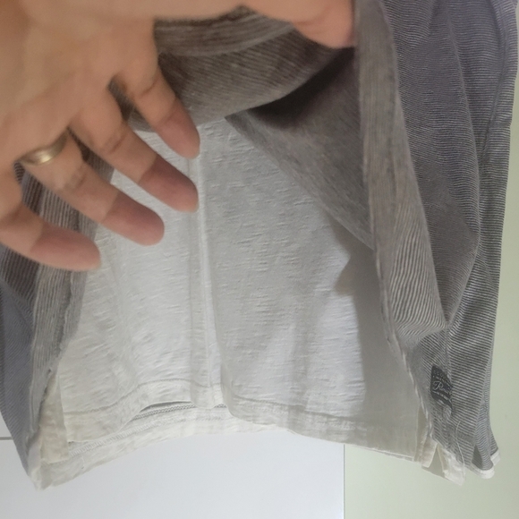 ❤️ 3 for $35 Scotch & Soda  long sleeve striped crew neck henley shirt XL - Picture 13 of 14